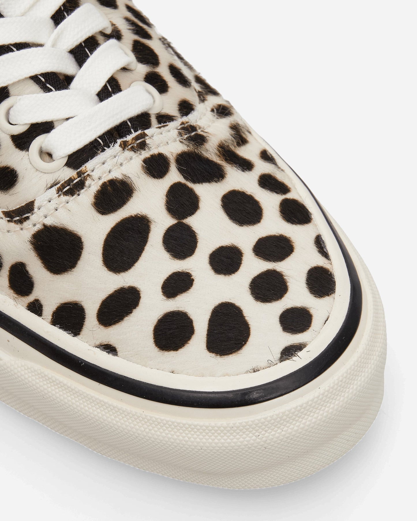 Premium Authentic 44 Pony Hair Sneakers Dalmatian