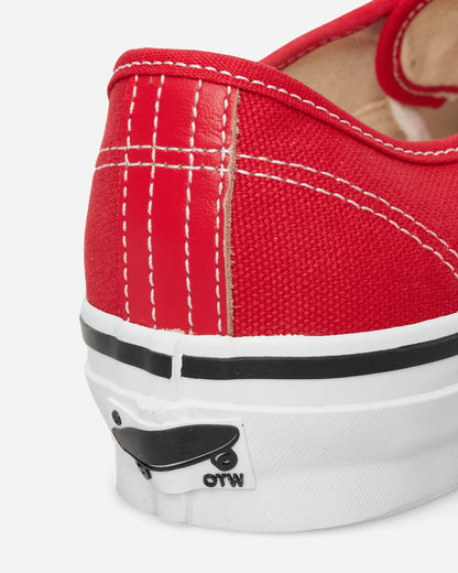 Authentic 44 Siped Vibram Sneakers Racing Red