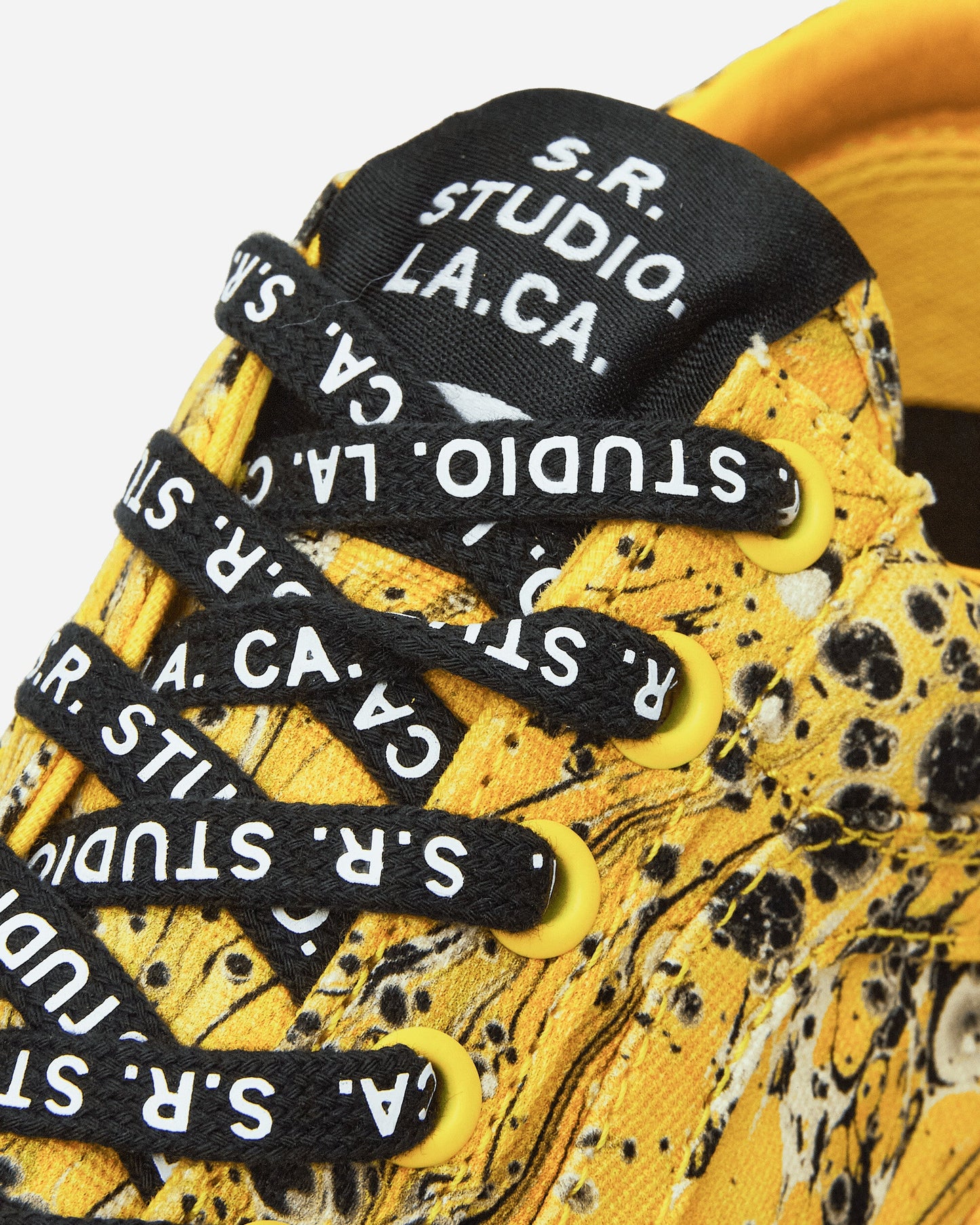 S.R. STUDIO LA.CA. Old Skool Reissue 36 Vibram Sneakers Marbled / Cyber Yellow