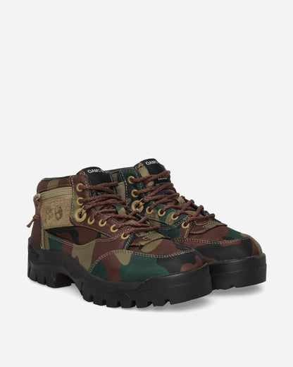 OAMC Half Cab SP Boots Woodland Camo Green