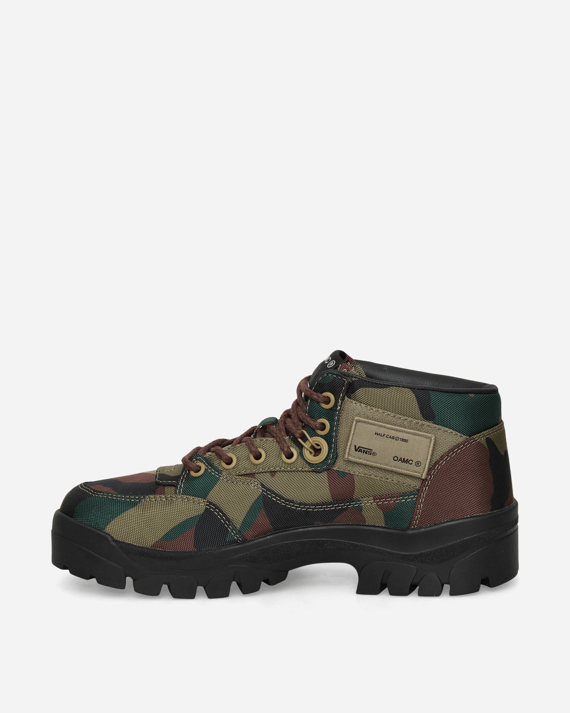 OAMC Half Cab SP Boots Woodland Camo Green