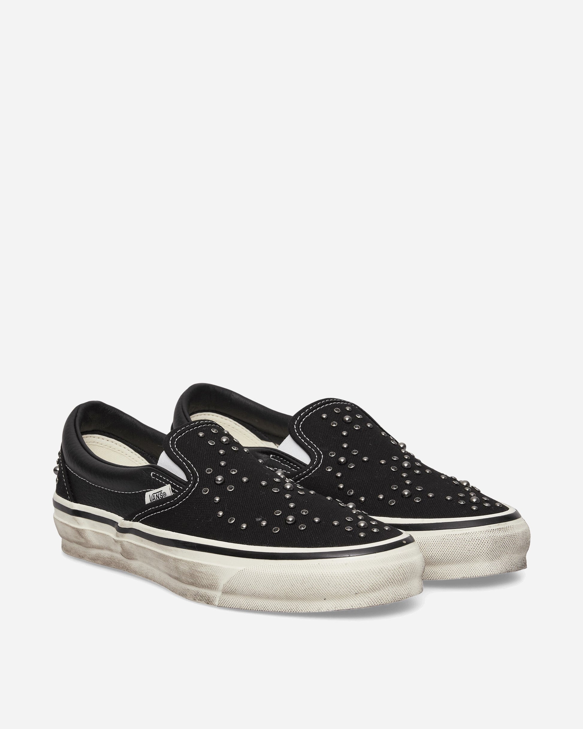 Premium Classic Slip-On Pearlized Sneakers Black