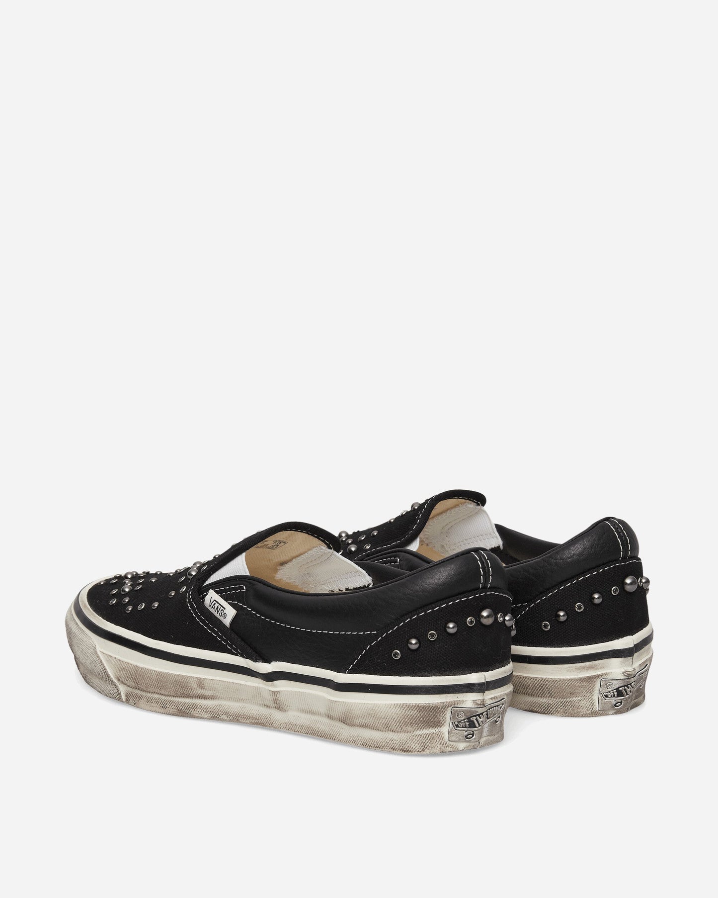 Premium Classic Slip-On Pearlized Sneakers Black