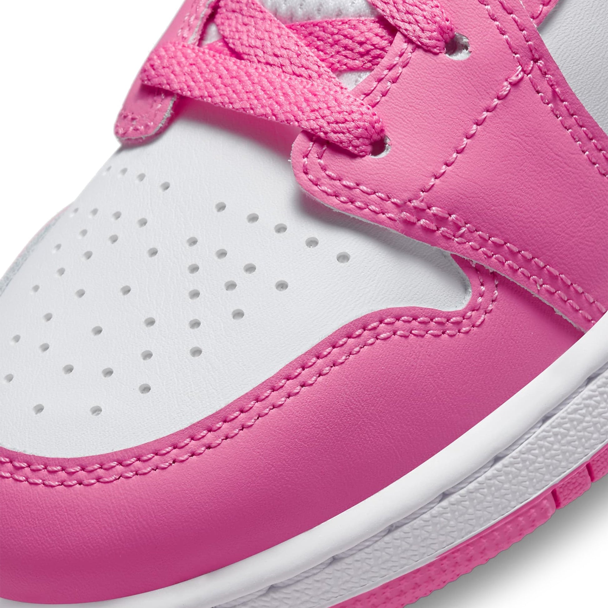 Air Jordan 1 Mid Pinksickle Safety Orange (GS)