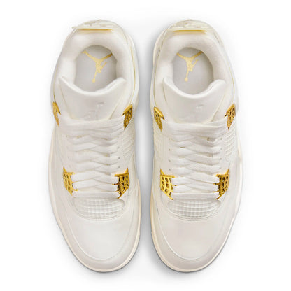 Air Jordan 4 Retro Sail Metallic Gold (W)