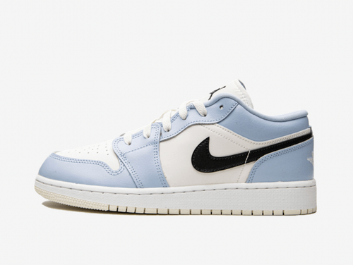 Air Jordan 1 Low Ice Blue Black (GS)
