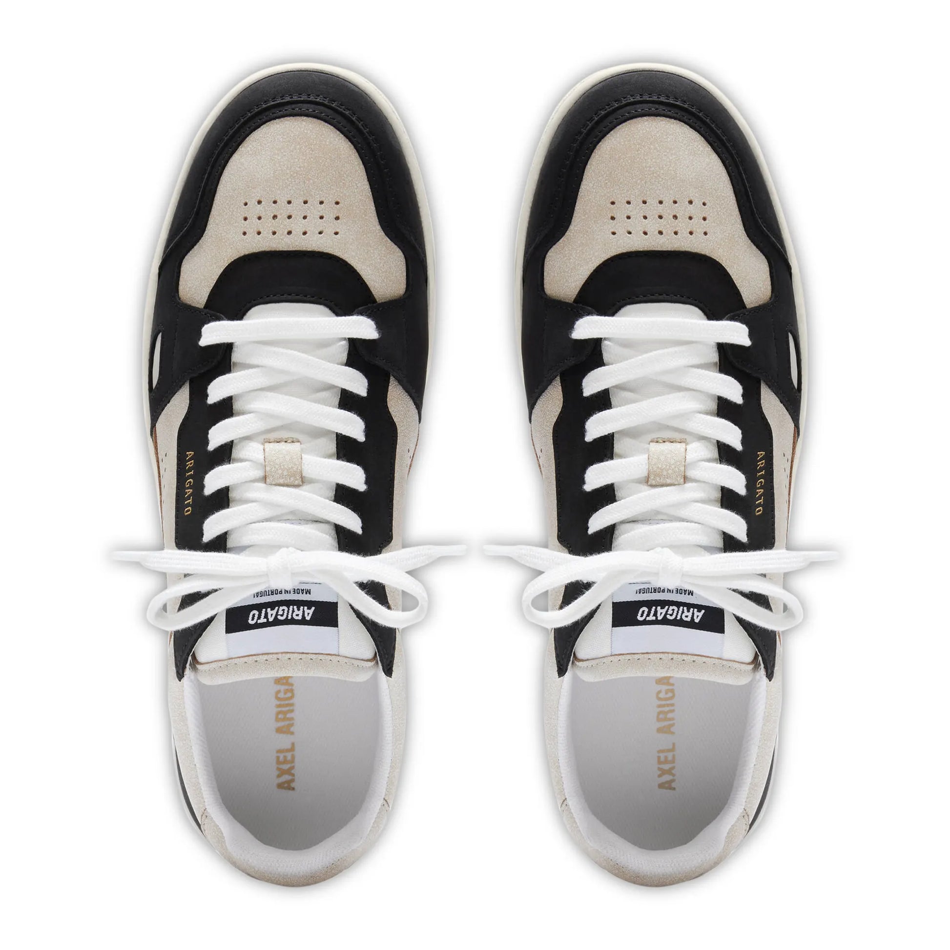 Axel Arigato Dice Low Beige Black Sneakers