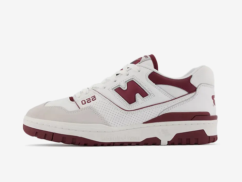New Balance 550 Sea Salt Burgundy