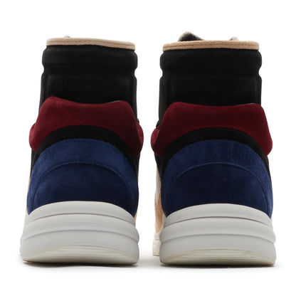 Chanel CC Cambon Tricolor High Top Sneaker