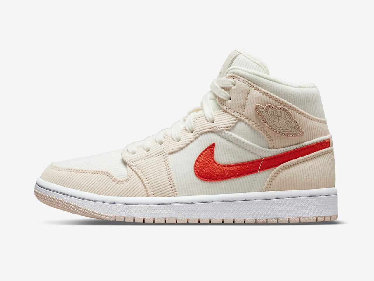Air Jordan 1 Mid SE Corduroy Sail (W)