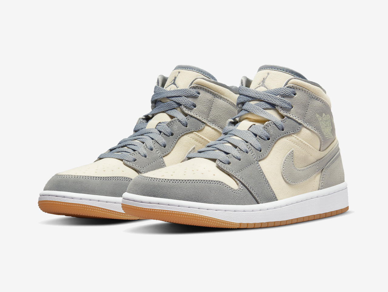 Air Jordan 1 Mid SE Coconut Milk Particle Grey