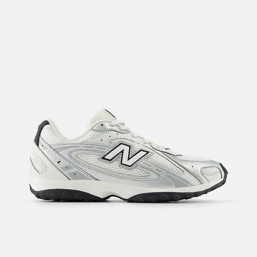 Big Kids' New Balance 204L Lace "White Grey Matter"
