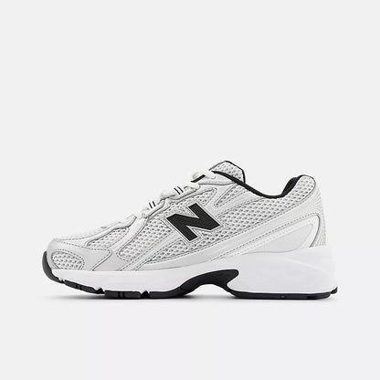 Big Kids' New Balance 740 "White Silver Black"