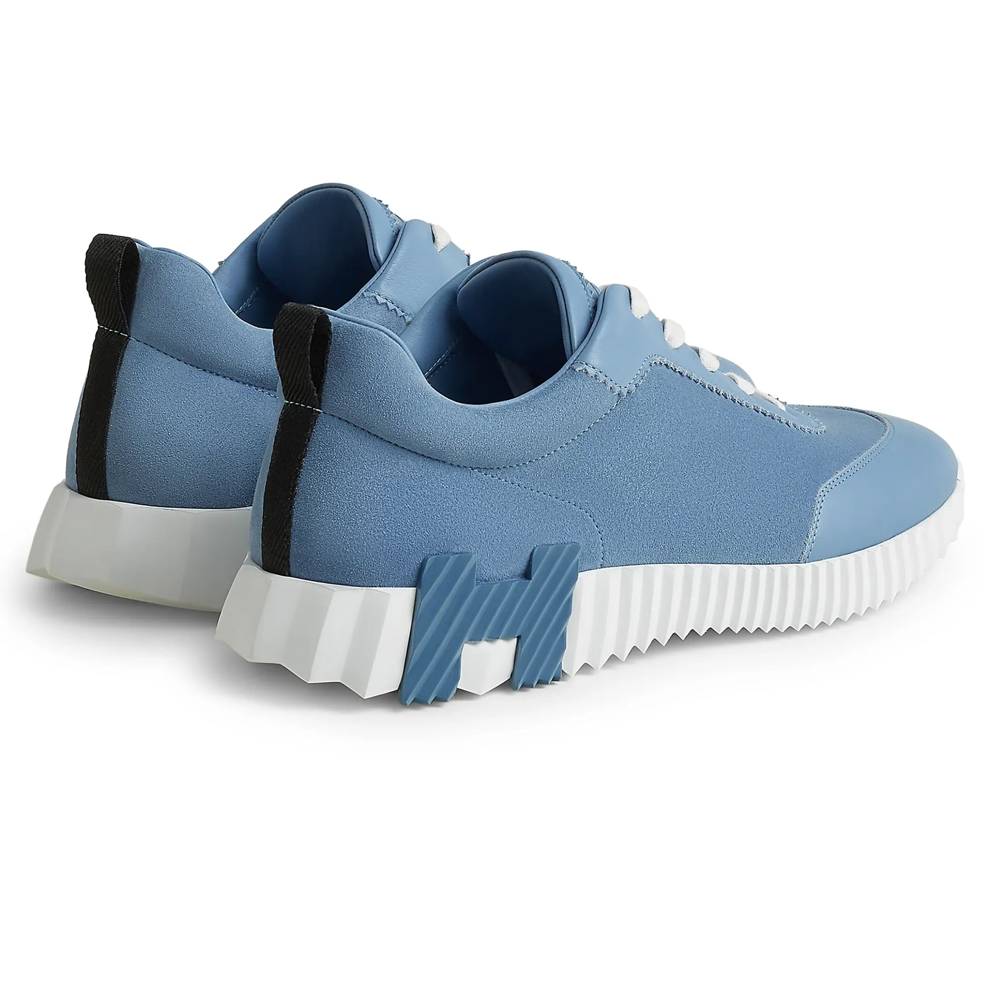 Hermès Paris Bouncing Calf Sneaker Blue Jeans