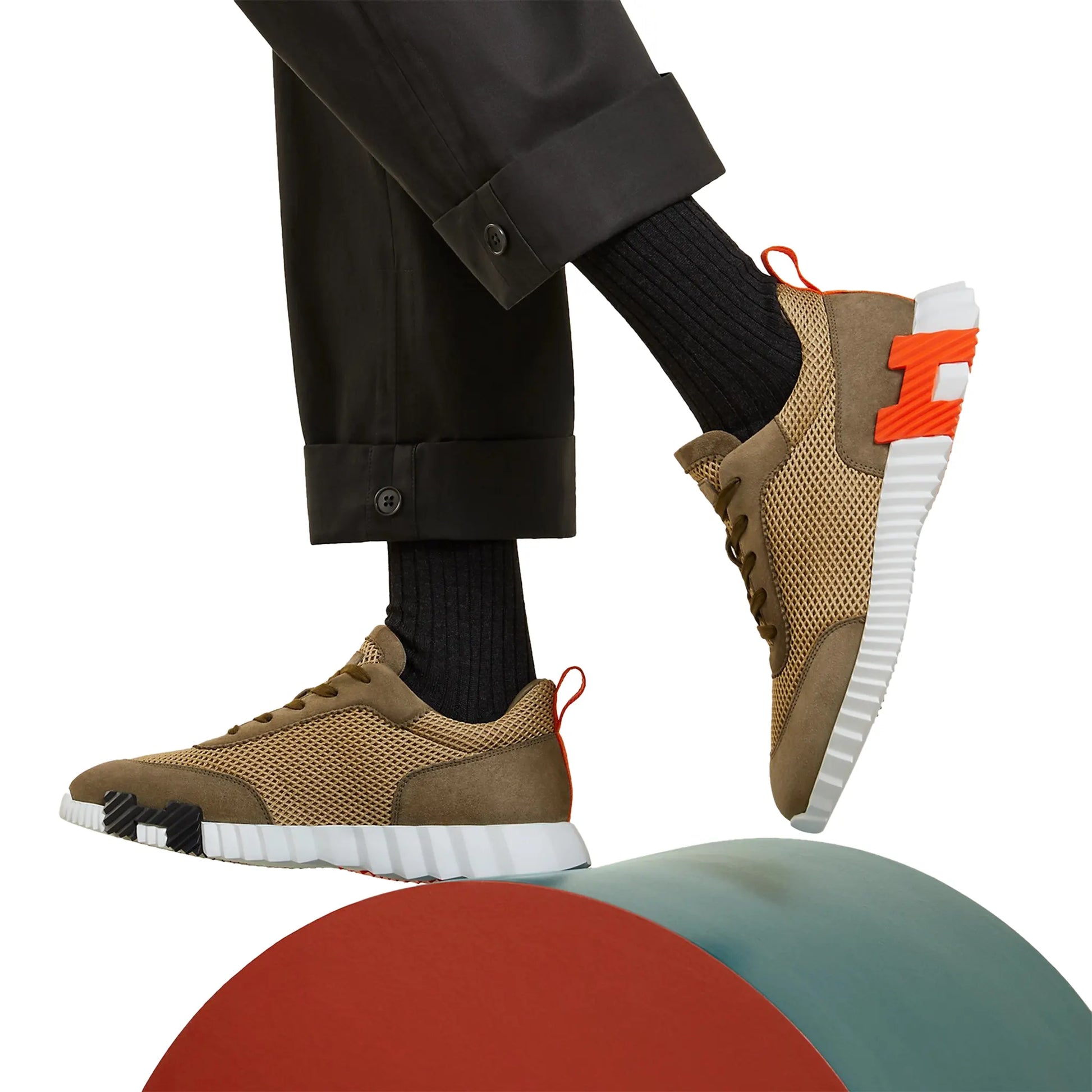 Hermès Paris Bouncing Sneaker Green