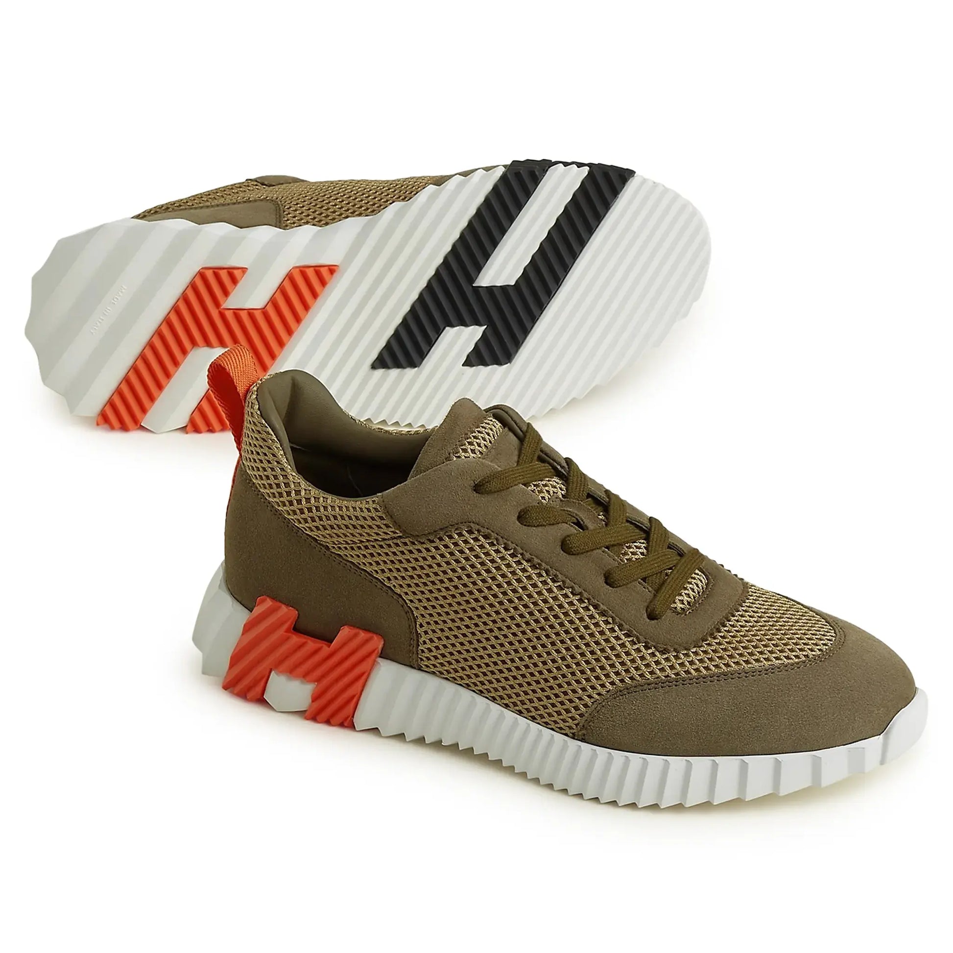 Hermès Paris Bouncing Sneaker Green