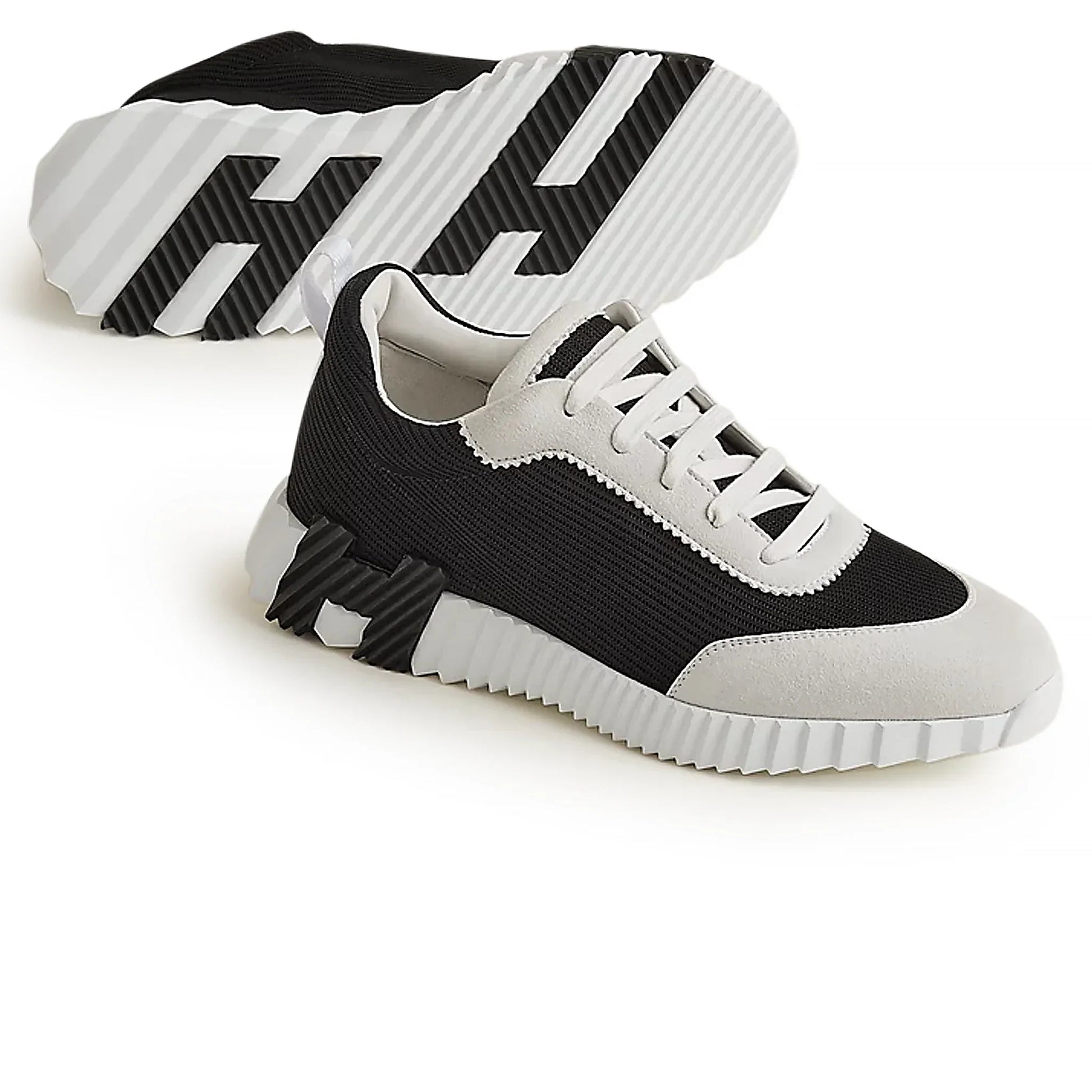 Hermès Paris Bouncing Sneaker White Black
