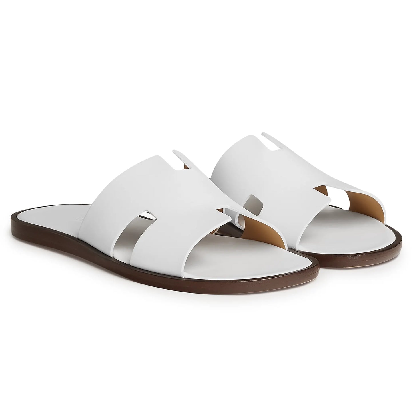 Hermès Paris Izmir White Sandal