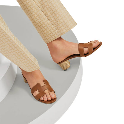 Hermès Paris Oasis Gold Sandal