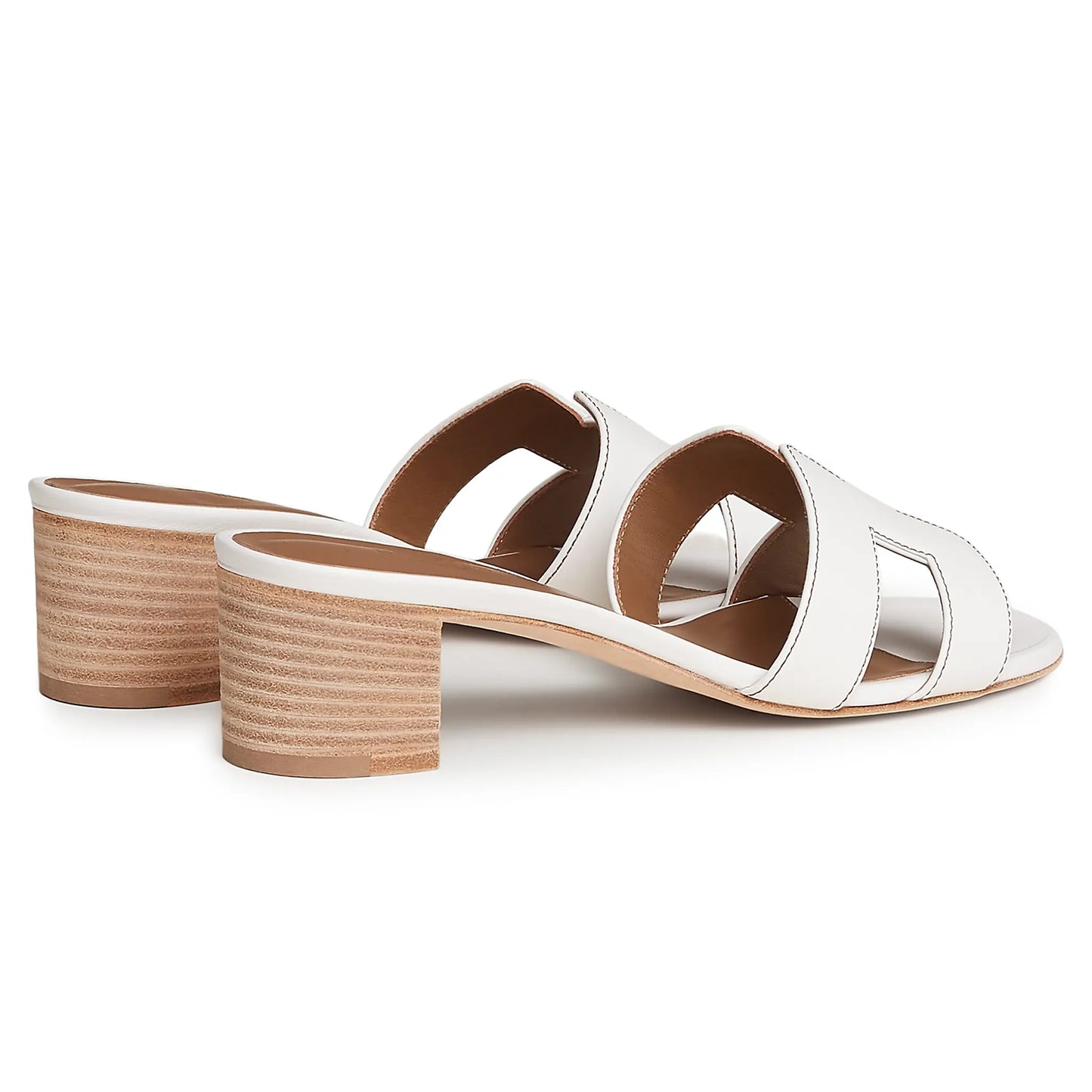 Hermès Paris Oasis White Sandal