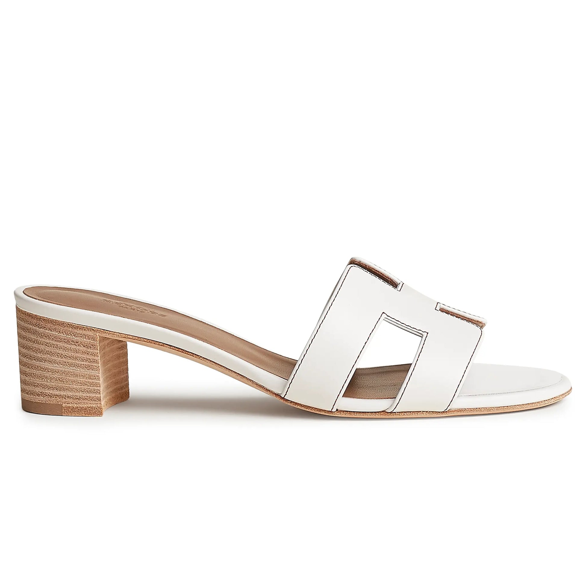 Hermès Paris Oasis White Sandal