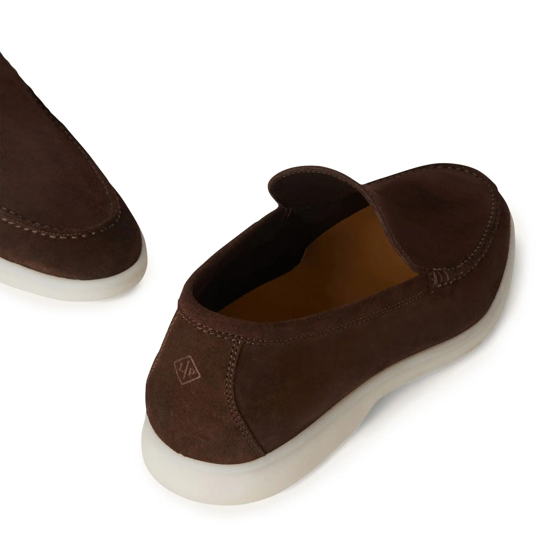 Loro Piana Summer Walk Suede Chocolate Loafers
