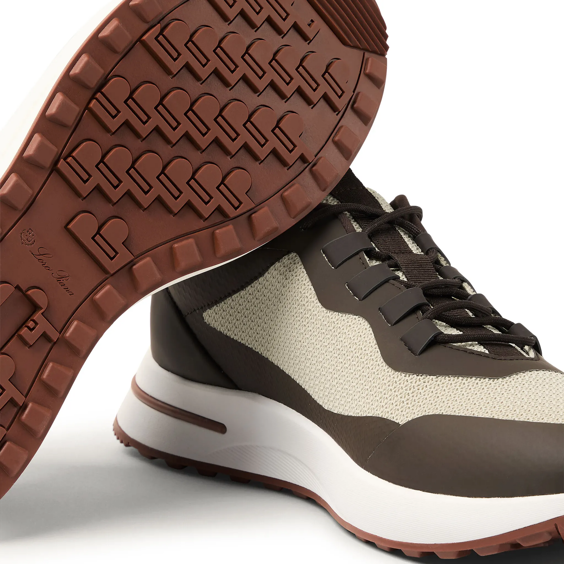 Loro Piana Week End Walk Desert Light Mesh Sneaker