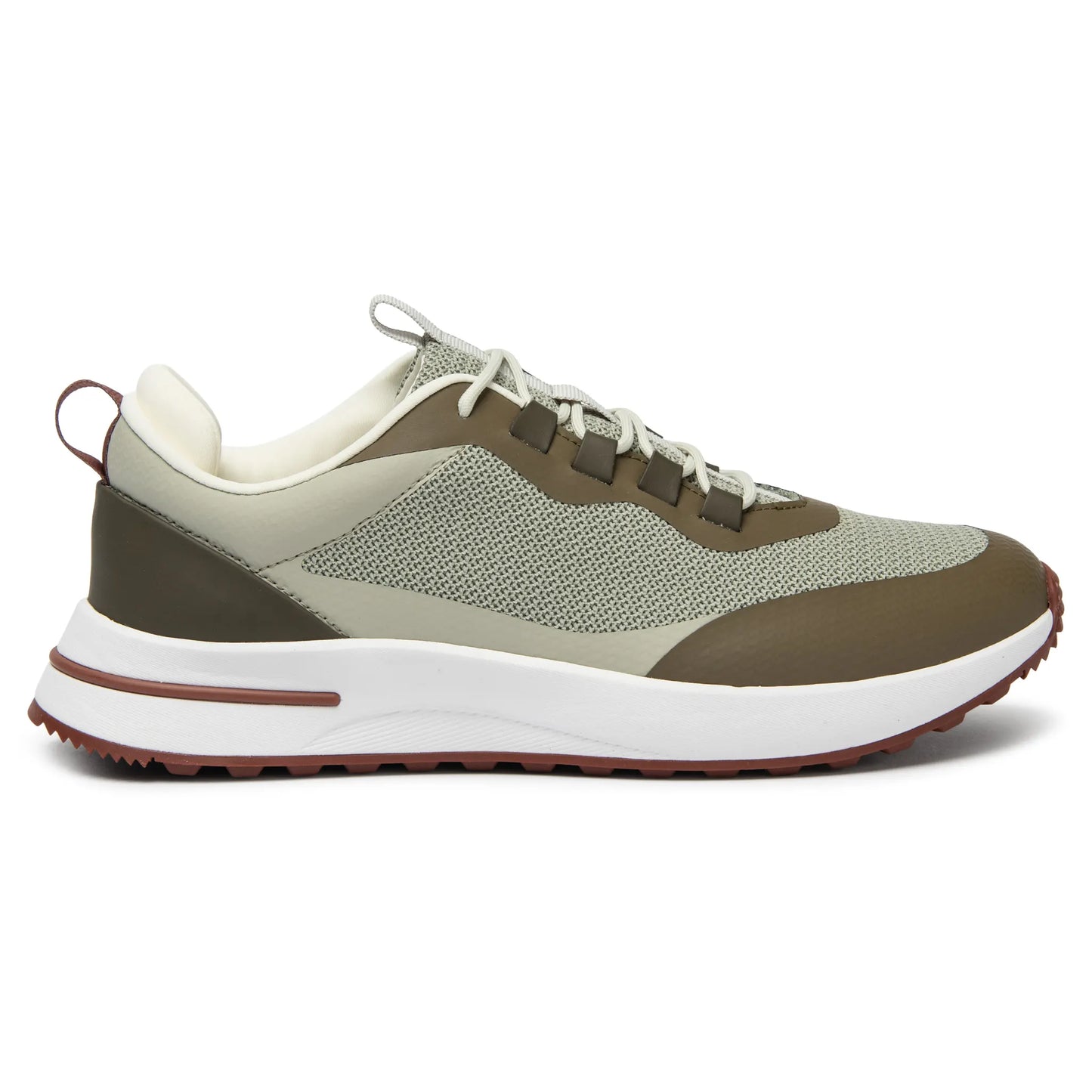 Loro Piana Week End Walk Frost Dark Green Linen Mesh Sneaker