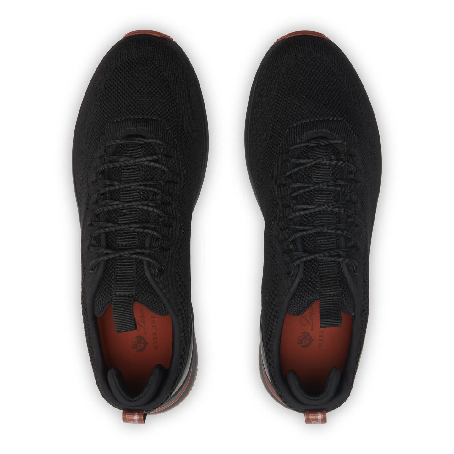 Loro Piana Week End Walk Mesh Triple Black Sneaker