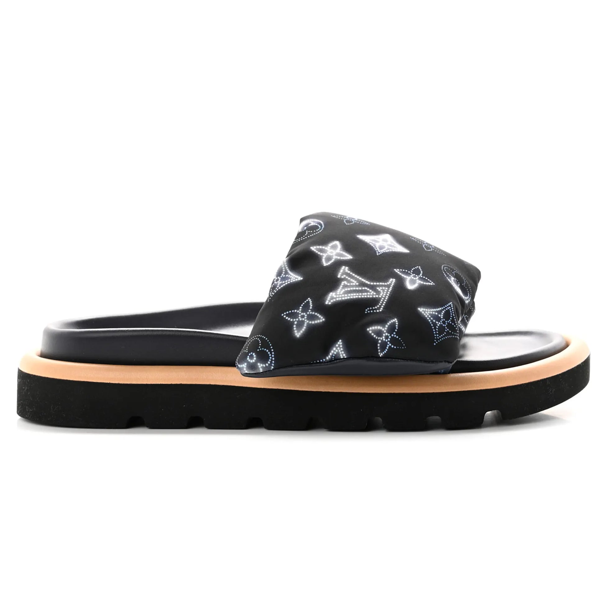 Louis Vuitton Pool Pillow Monogram Navy Slides