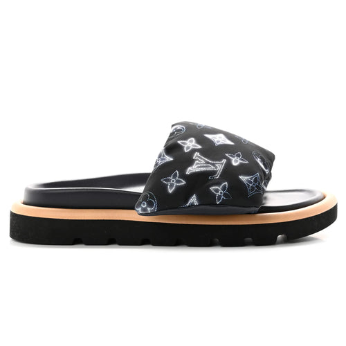 Louis Vuitton Pool Pillow Monogram Navy Slides