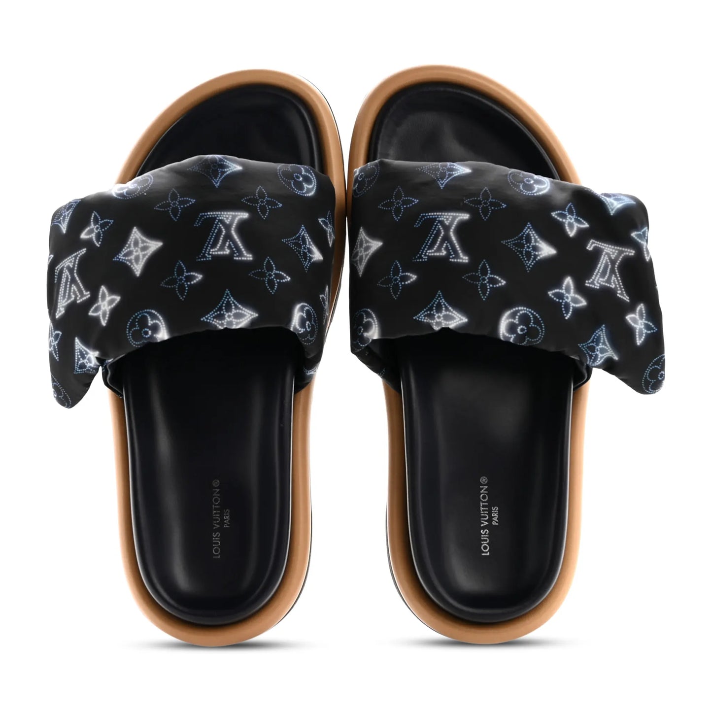 Louis Vuitton Pool Pillow Monogram Navy Slides