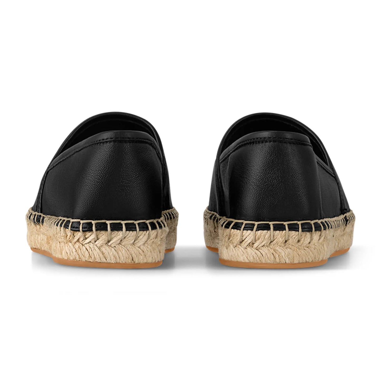 Louis Vuitton Starboard Leather Black Espadrilles