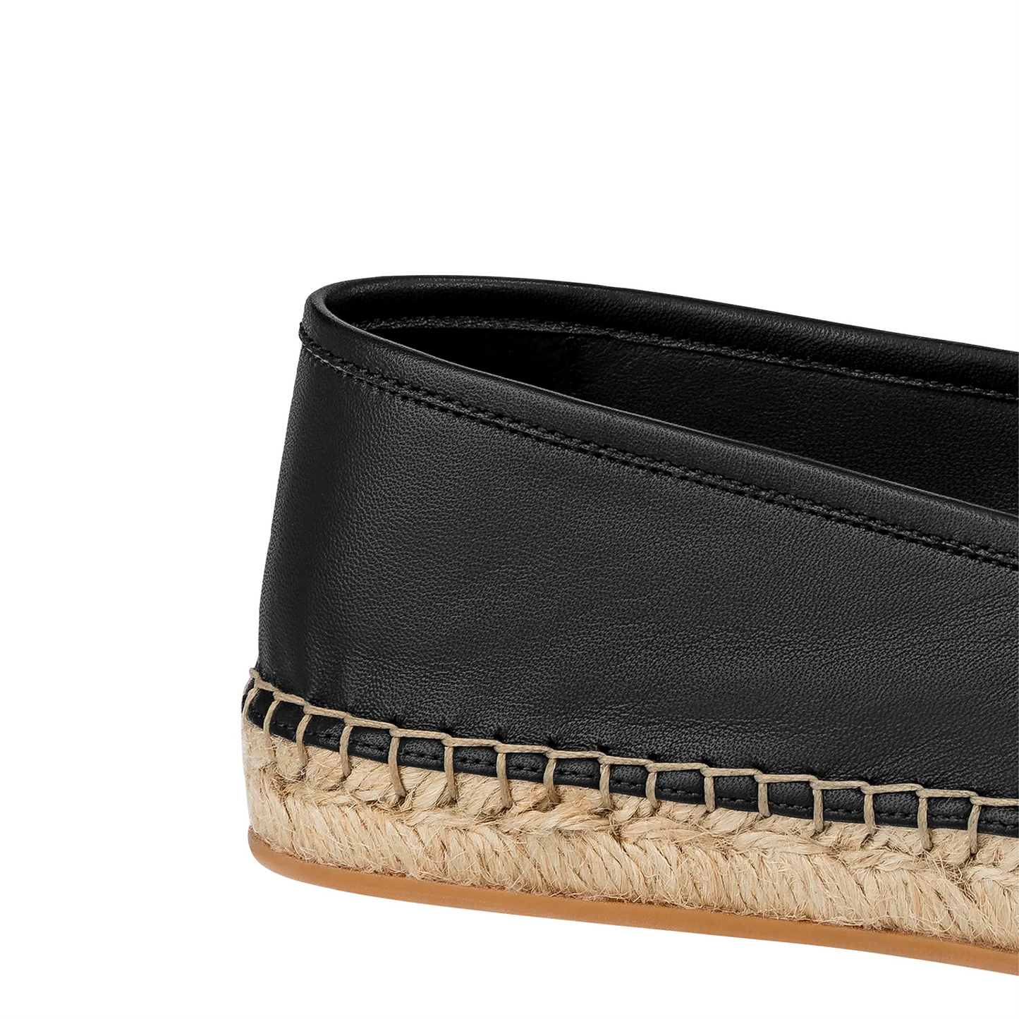 Louis Vuitton Starboard Leather Black Espadrilles