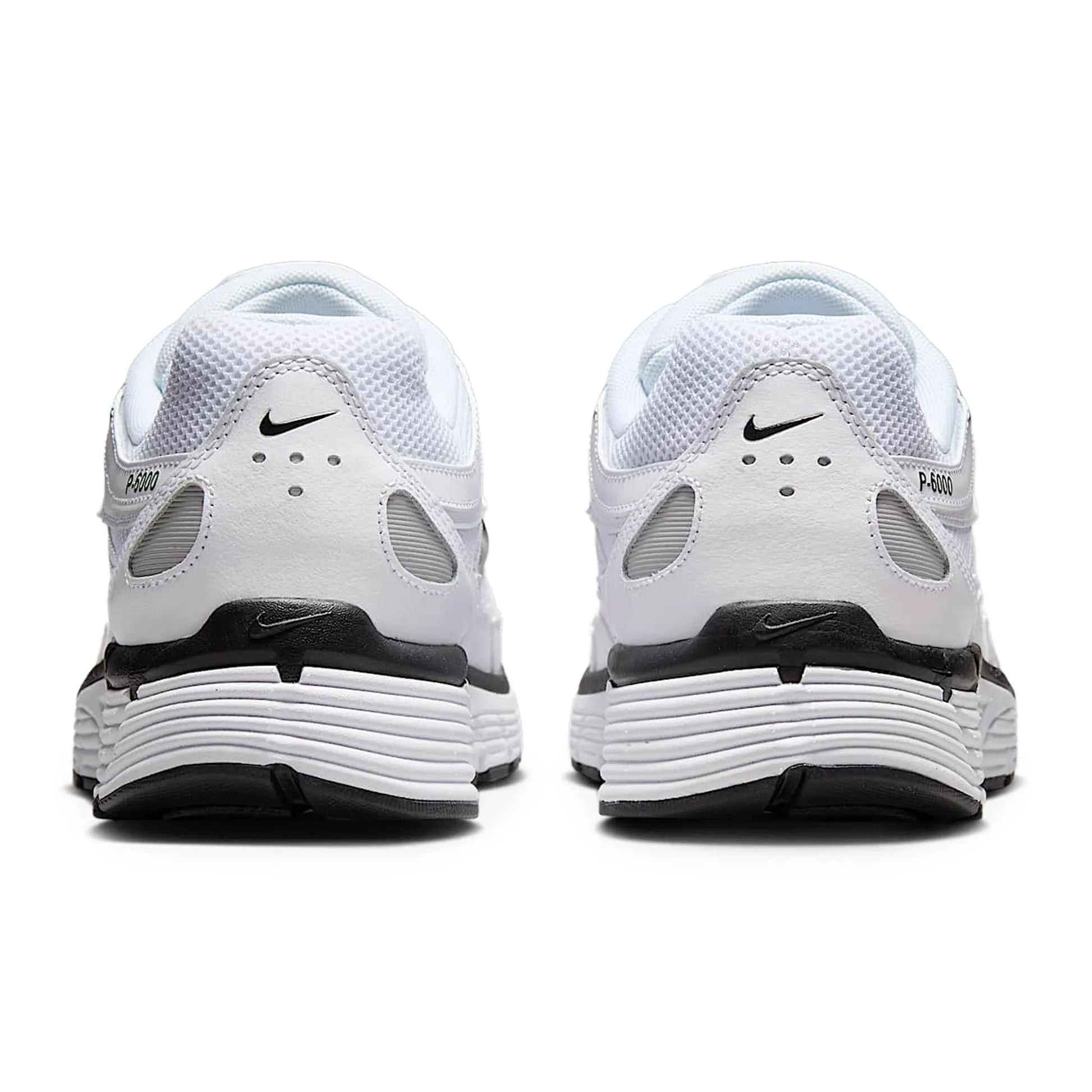 Nike P-6000 White Metallic Silver Black
