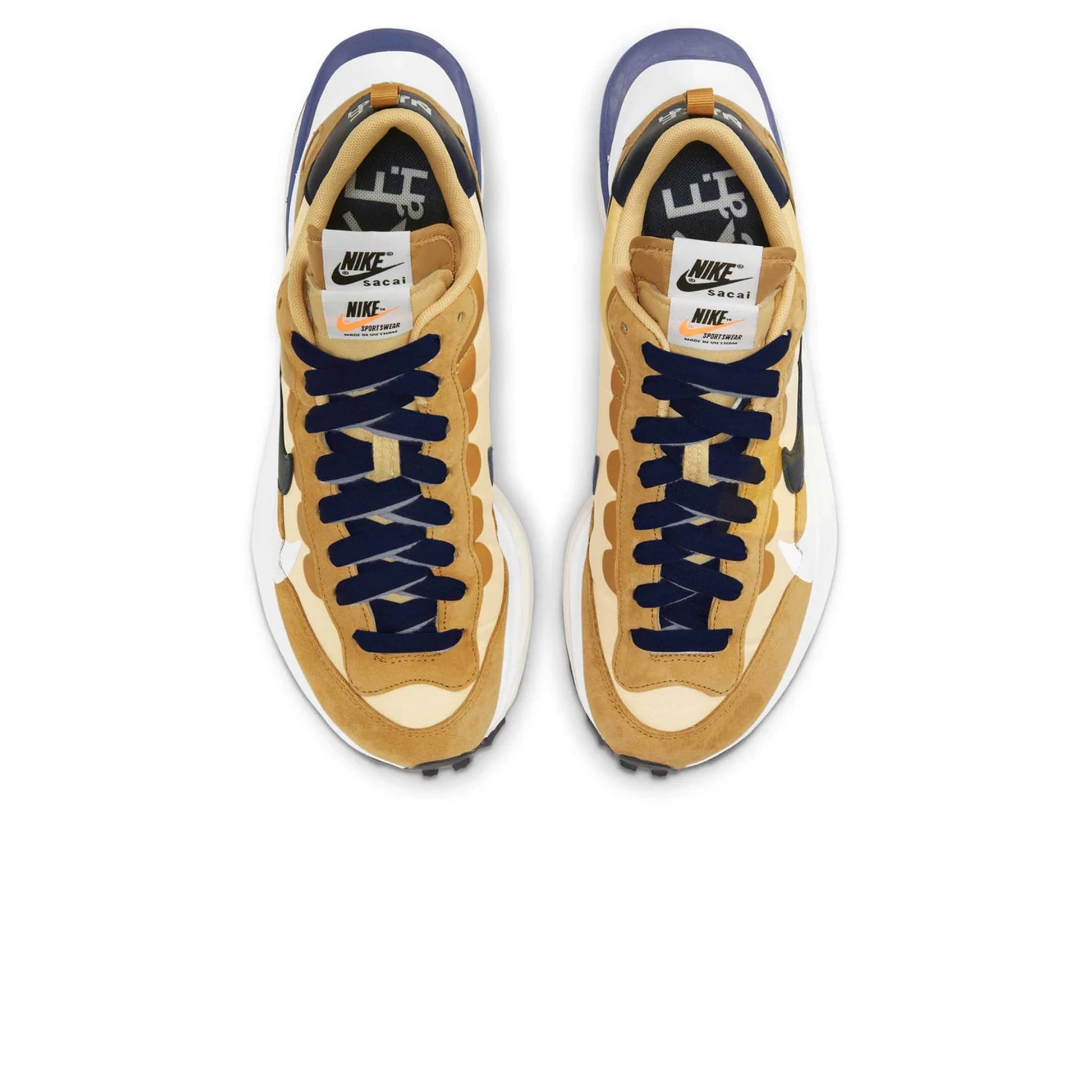 Nike x Sacai Vaporwaffle Sesame Blue Void