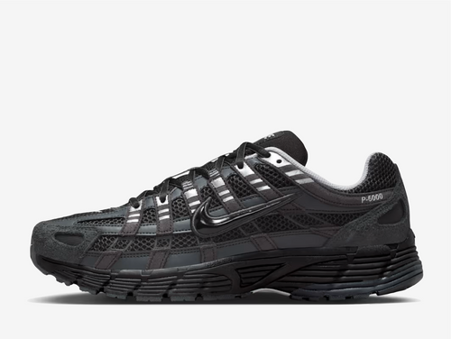 Nike P-6000 Black Anthracite Metallic Silver