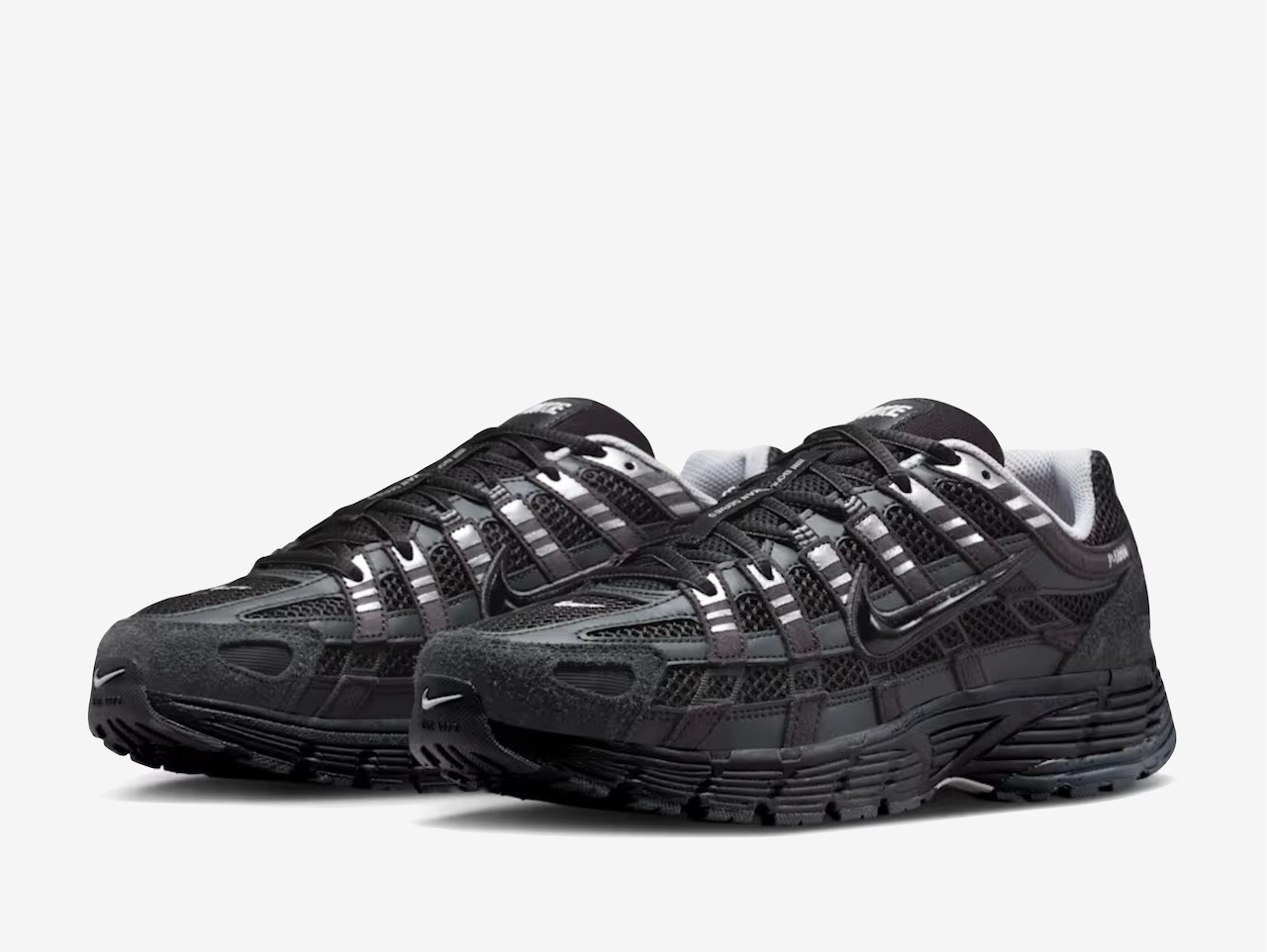 Nike P-6000 Black Anthracite Metallic Silver