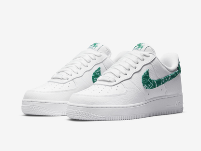 Nike Air Force 1 Low White Green Paisley (W)