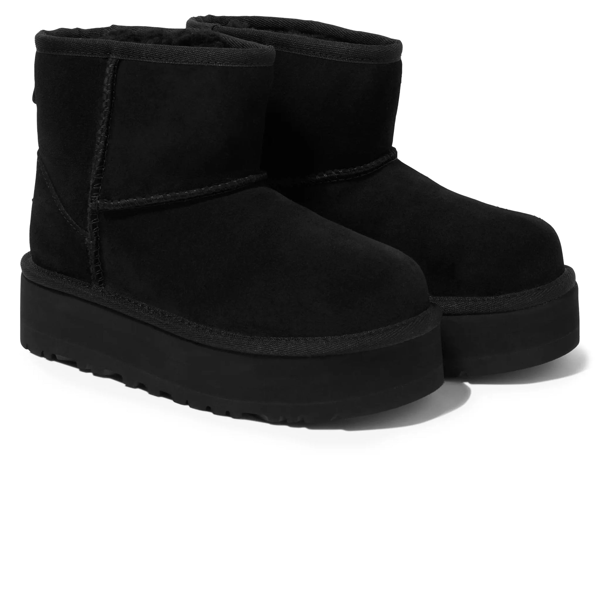 UGG Classic Mini Platform Girls Black Boots