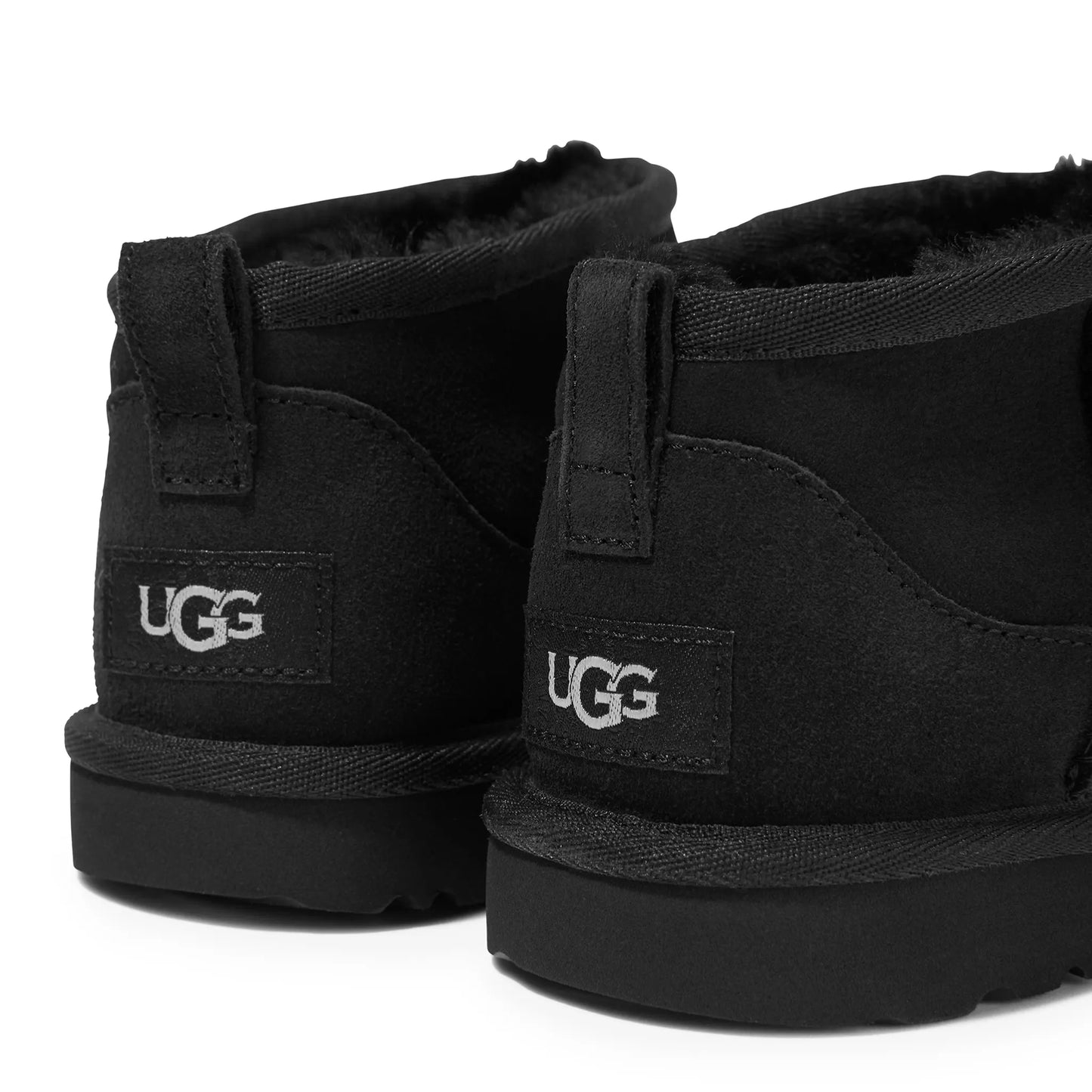 UGG Classic Ultra Mini Kids Black Boots
