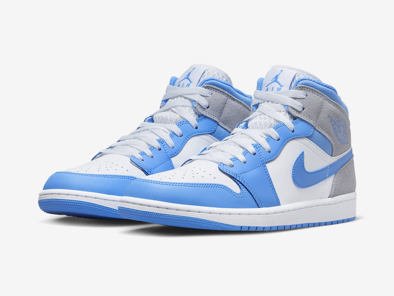 Air Jordan 1 Mid University Blue Grey
