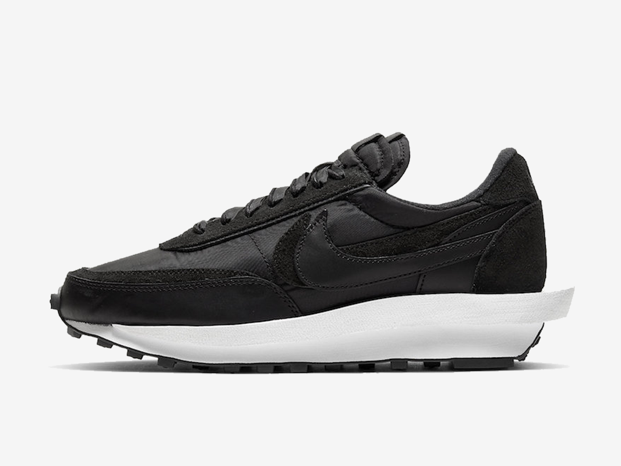 Sacai x Nike LD Waffle Black Nylon